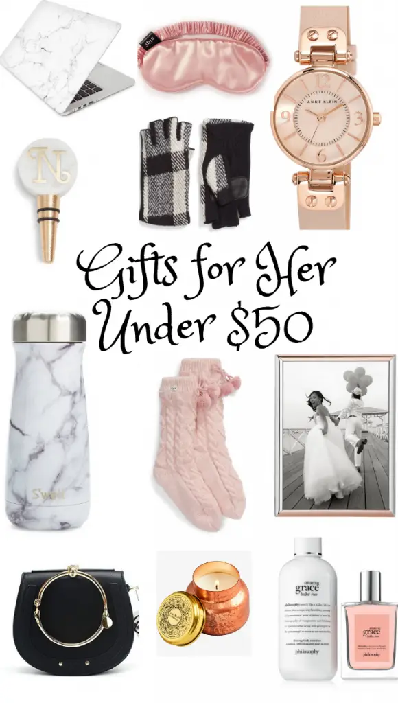 designer gifts for her under 50