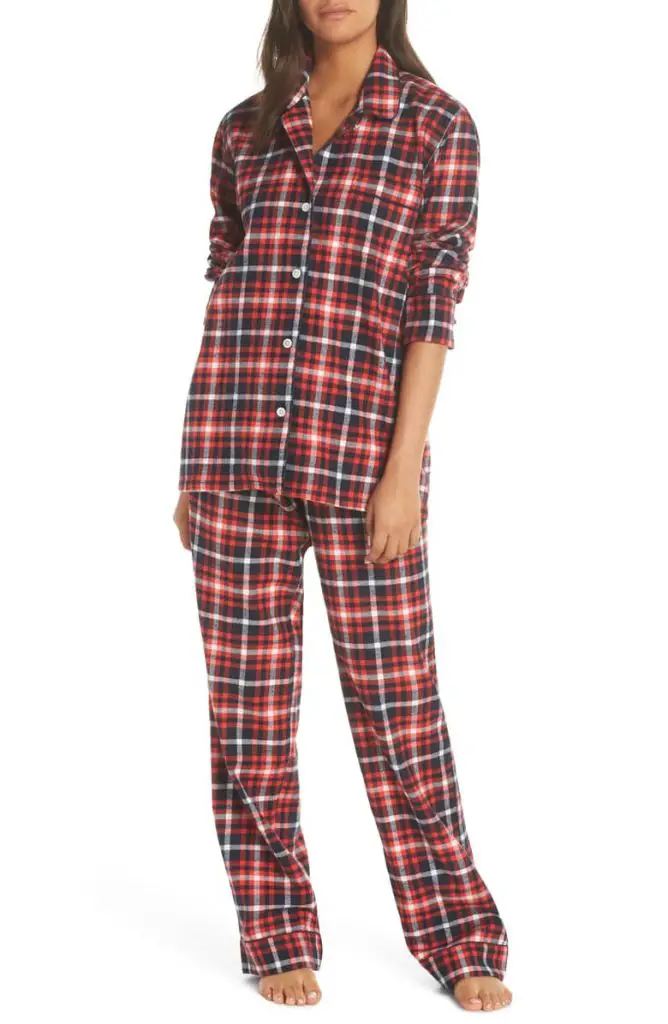 plaid pajamas