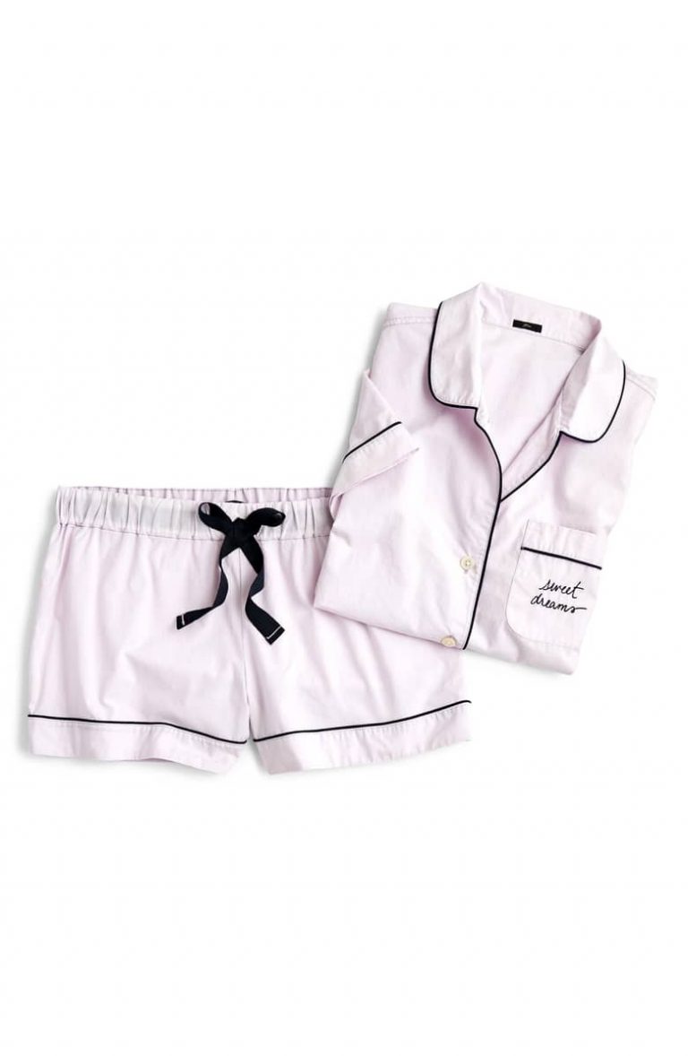 pajama short set