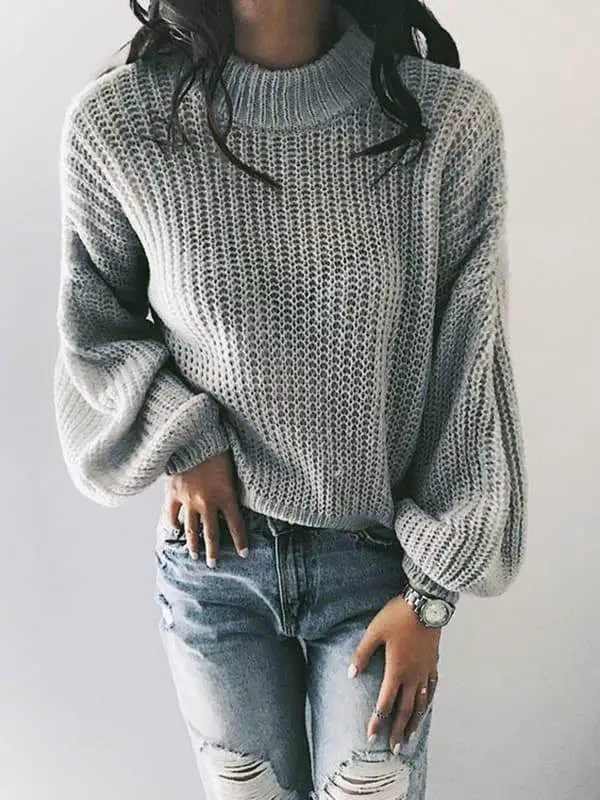 14 Different Sweater Outfit Ideas To Update Your Look - Lillies and Lashes