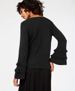 Macys Ruffle Sweater