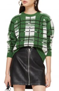 TopShop Plaid Sweater