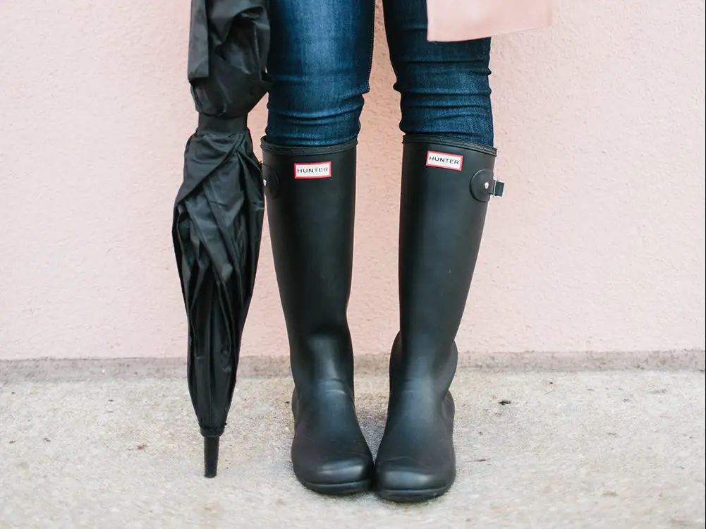 fringe hunter boots