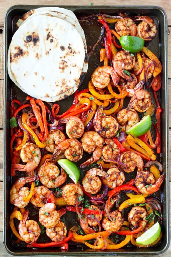 Shrimp Fajitas  