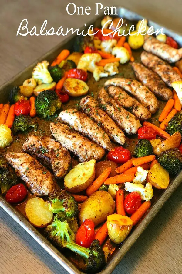 One Pan Balsamic Chicken