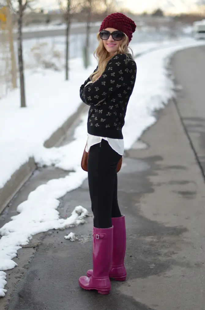 30+ Hunter Rain Boots Outfits You Want 