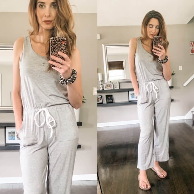 beach-outfit-ideas-gray-amazon-jumpsuit