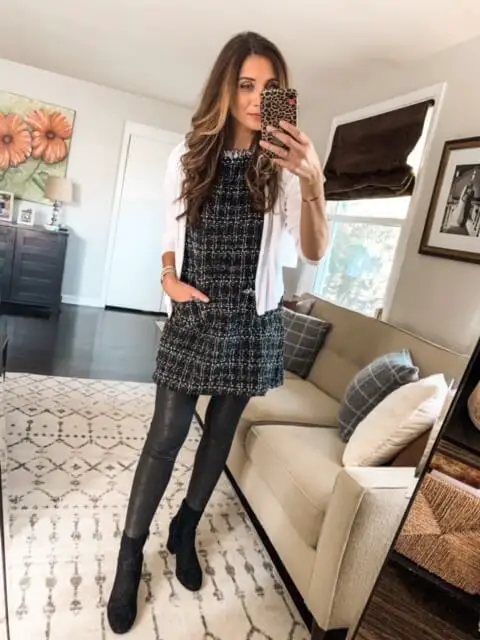 best-winter-dresses-on-amazon-tweed