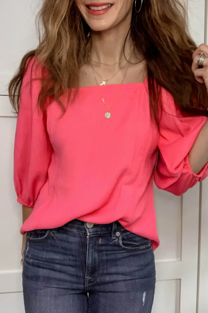 walmart-spring-fashion-try-on-balloon-sleeve-top