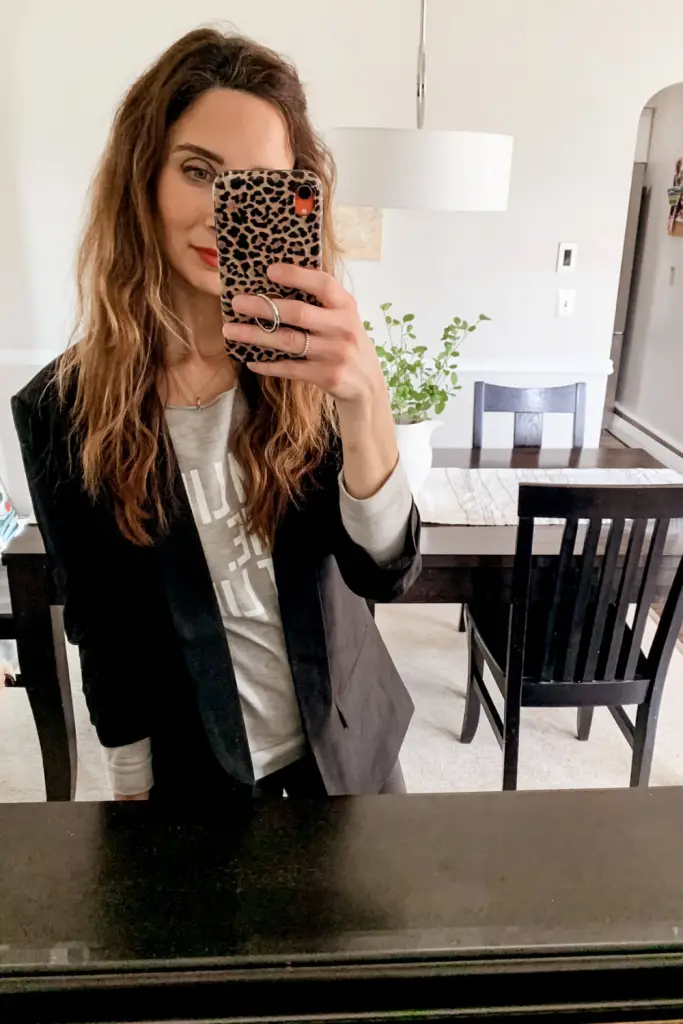 walmart-spring-fashion-try-on-black-blazer