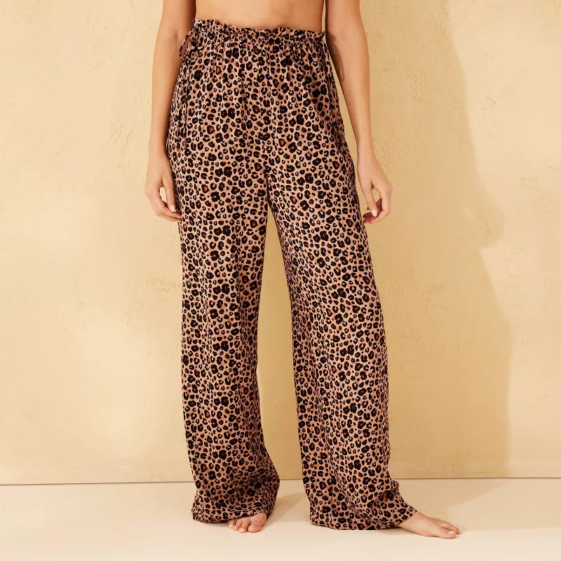 Women's Ruffle Waist Cover Up Pants - Shade & Shore™, 1 of 8