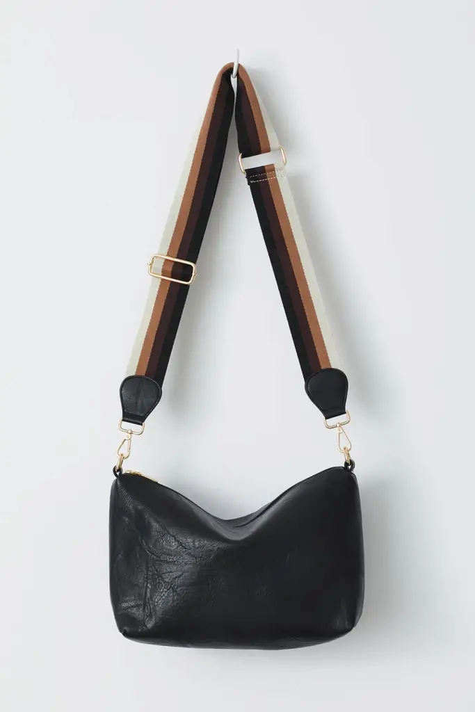 Social Threads Vegan Leather Hobo Bag