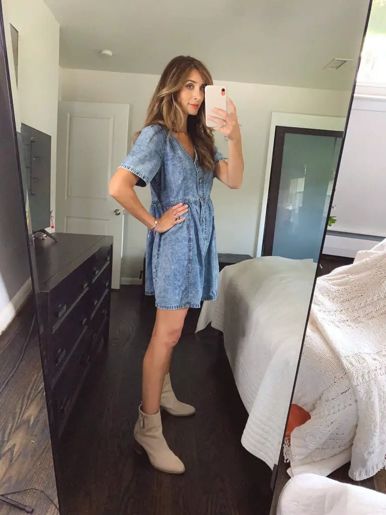 denim-shirt-dress-outfit