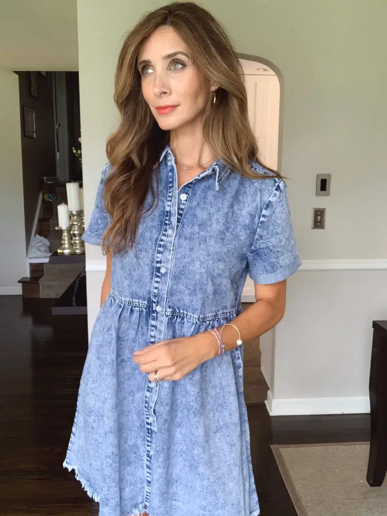 Long Sleeve Denim Dress – Maven West Clothing