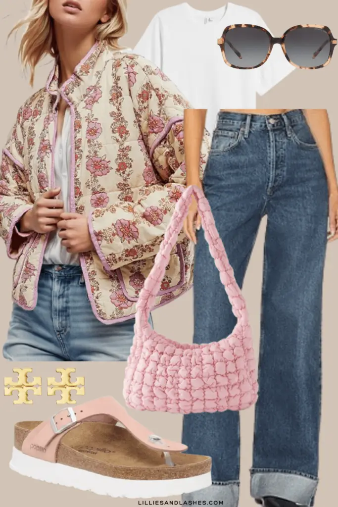 cropped-floral-jacket-cuffed-jeans-outfit