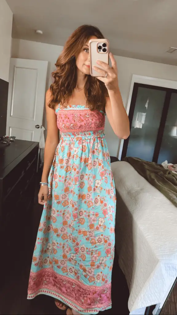 floral summer dress